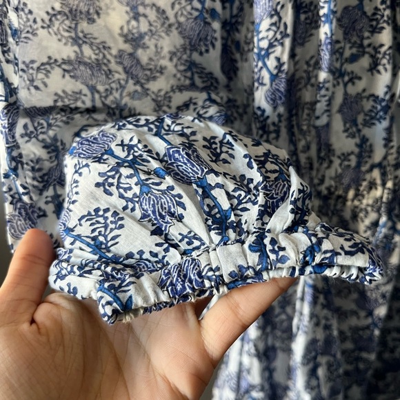 ISABEL MARANT ÉTOILE Parsley Floral-Print Cotton-Voile Mini Dress- Size 34/ 2 - Picture 3 of 16